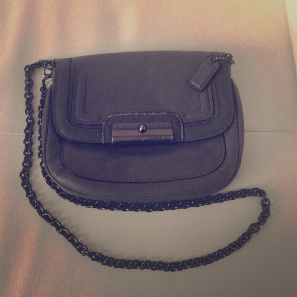 Coach Gray Cross body bag!